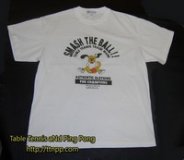 Butterfly Smash The Ball Cartoon White T- Shirt