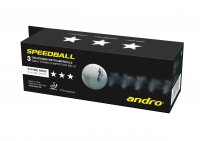 andro Speedball 3 Stars Balls White x 3
